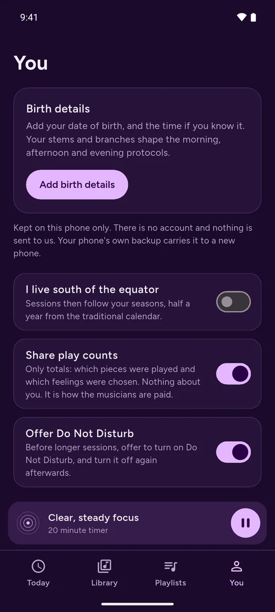 QiTone app: You